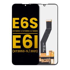 LCD Assembly Without Frame For Motorola Moto E6s (XT2053-1 / XT2053-2 / 2020) / E6i (XT2053-5 / 2021) (Refurbished) (All Colors)