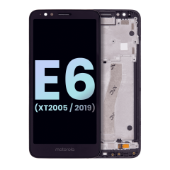 LCD Assembly With Frame For Motorola Moto E6 (XT2005 / 2019) (Genuine OEM) (All Colors)
