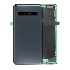 Back cover Glass With Camera Lens Compatible For Samsung Galaxy S10 5G (Service Pack) (Prism Black)