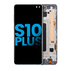 LCD Assembly With Frame (Without Finger Print Sensor) For Samsung Galaxy S10 Plus (Aftermarket Plus: TFT) (Prism Green)