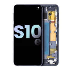 OLED Assembly With Frame Compatible For Samsung Galaxy S10E (Service Pack) (Prism Black)