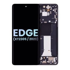 LCD Assembly For Motorola Moto Edge (XT2305 / 2023) (Jet Black) (Genuine OEM)