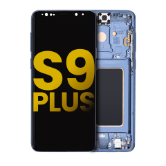 OLED Assembly With Frame Compatible For Samsung Galaxy S9 Plus (Refurbished) (Coral Blue)