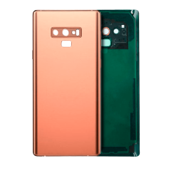 Back Cover Glass With Camera Lens For Samsung Galaxy Note 9 (No Logo) (Aftermarket Plus) (Metallic Copper)