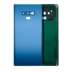 Back Cover Glass With Camera Lens For Samsung Galaxy Note 9 (No Logo) (Aftermarket Plus) (Ocean Blue)