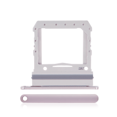 Single Sim Card Tray Compatible For Samsung Galaxy Z Flip 5G (F707) (Mystic White)