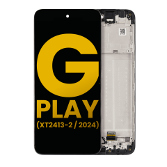 LCD Assembly With Frame Compatible For Motorola Moto G Play (XT2413-2 / 2024) (Refurbished) (All Colors)