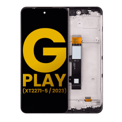 LCD Assembly With Frame Compatible For Motorola Moto G Play (XT2271-5 / 2023) (Refurbished) (All Colors)