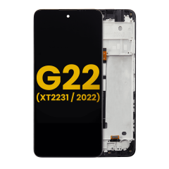LCD Assembly With Frame Compatible For Motorola Moto G22 (XT2231 / 2022) (Refurbished) (All Colors)