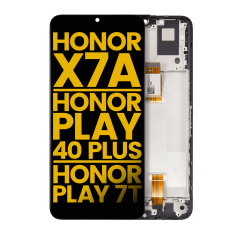 LCD Assembly With Frame Compatible For Honor X7A / Honor Play 40 Plus / Honor Play7T (Refurbished) (All Colors)