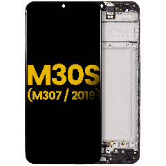 OLED Assembly With Frame Compatible For Samsung Galaxy M30S (M307 / 2019) (Refurbished) (All Colors)