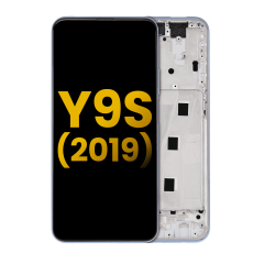LCD Assembly With Frame Compatible For Huawei Y9s (2019) (Refurbished) (Breathing Crystal)