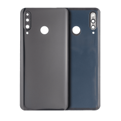 Back cover Glass With Camera Lens Compatible For Huawei P30 Lite / Nova 4E (6GB RAM / Without Logo) (Midnight Black)