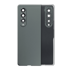 Back Cover Glass With Camera Lens Compatible For Samsung Galaxy Z Fold 3 5G (Aftermarket Plus) (Phantom Green)