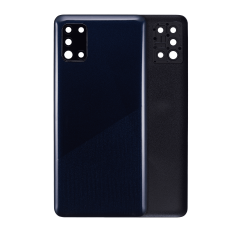 Back cover Glass With Camera Lens Compatible For Samsung Galaxy A31 (A315 / 2020) (Aftermarket Plus) (Prism Crush Blue)