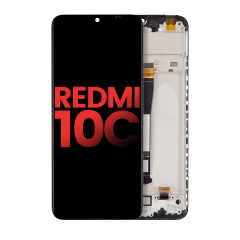 LCD Assembly With Frame Compatible For Xiaomi Redmi 10C (Aftermarket Plus) (All Colors)