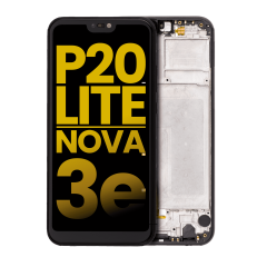 LCD Assembly With Frame For Huawei P20 Lite / Nova 3e (Refurbished) (Black)