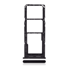 Dual Sim Card Tray Compatible For Samsung Galaxy A04S (A047 / 2022) (Black)