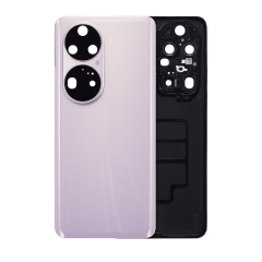 Back cover Glass With Camera Lens Compatible For Huawei P50 Pro (Charm Pink)