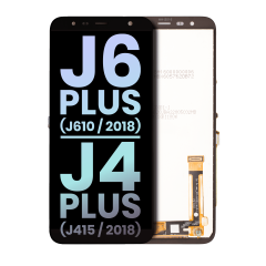 LCD Assembly Without Frame Compatible For Samsung Galaxy J6 Plus (J610 / 2018)  / J4 Plus (J415 / 2018) (Service Pack) (Black)