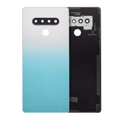 Back cover Glass With Camera Lens For LG Stylo 6 / K71 (White)