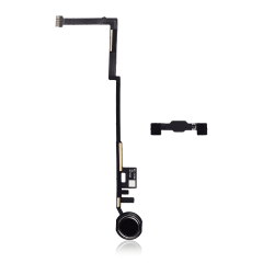 Home Button Flex Cable Compatible For iPad 5 (2017) / iPad 6 (2018) (Aftermarket Plus) (Black)