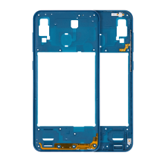Mid-Frame Housing Compatible For Samsung Galaxy A30 (A305 / 2019) (Aftermarket Plus) (Blue)