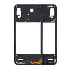 Mid-Frame Housing Compatible For Samsung Galaxy A30 (A305 / 2019) (Aftermarket Plus) (Black)