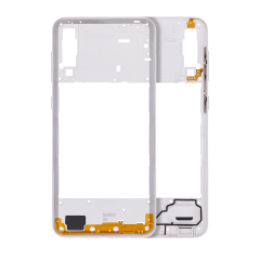 Mid-Frame Housing Compatible For Samsung Galaxy A30s (A307 / 2019) (Prism Crush White)