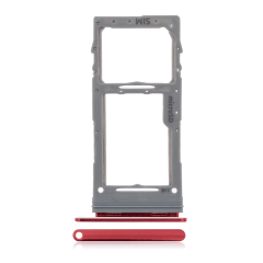 Single Sim Card Tray Compatible For Samsung Galaxy Note 10 Lite (Aura Red)