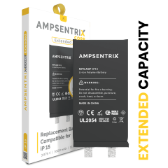 Replacement High Capacity Battery Core Compatible For iPhone 15 (Spot Welding Required) (AmpSentrix Core Extended)