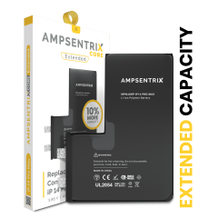 Replacement High Capacity Battery Core Compatible For iPhone 14 Pro Max (Spot Welding Required) (AmpSentrix Core Extended)