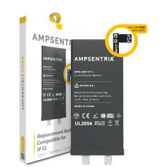 Replacement Battery Core with Universal Tag-On Flex Compatible For iPhone 11 (Spot Welding Required) (AmpSentrix Core)