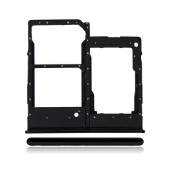 Dual Sim Card Tray Compatible For Samsung Galaxy A20E (A202 / 2019) (Black)