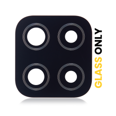 Back Camera Lens (Glass Only) With Adhesive Compatible For Samsung Galaxy A12 (A125 / 2020)