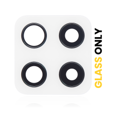 Back Camera Lens (Glass Only) With Adhesive Compatible For Samsung Galaxy A42 5G (A426 / 2020) (Prism Dot White)