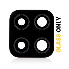 Back Camera Lens (Glass Only) With Adhesive Compatible For Samsung Galaxy A12 (A125 / 2020) (10 Pack)