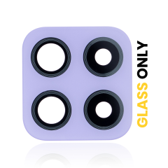 Back Camera Lens (Glass Only) With Adhesive Compatible For Samsung Galaxy A22 4G (A225 / 2021) (Violet)