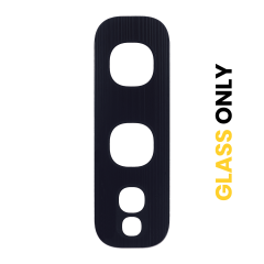 Back Camera Lens (Glass Only) With Adhesive Compatible For Samsung Galaxy S10E (Prism Black) (10 Pack)