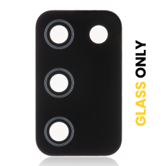 Back Camera Lens (Glass Only) With Adhesive Compatible For Samsung Galaxy A02s (A025F / A025M / 2020)