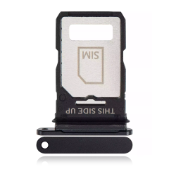 Single Sim Card Tray Compatible For Motorola Moto Edge (XT2305 / 2023) (Eclipse Black) (Genuine OEM)