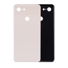 Back cover Glass Compatible For Google Pixel 3 (Pink)