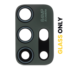 Back Camera Lens (Glass Only) With Adhesive Compatible For Motorola Moto G30 (XT2129 / 2021) (Phantom Black)