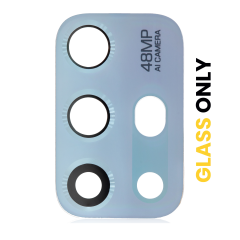 Back Camera Lens (Glass Only) With Adhesive Compatible For Motorola Moto G20 (XT2128 / 2021) (Breeze Blue)