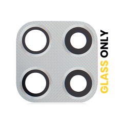 Back Camera Lens (Glass Only) With Adhesive Compatible For Motorola Moto G 5G (XT2113-3 / 2020) (Frosted Silver)