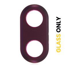 Back Camera Lens (Glass Only) With Adhesive Compatible For Motorola One Hyper (XT2027 / 2020) (Fresh Orchid)