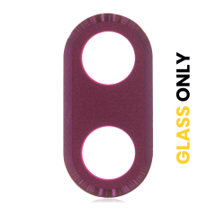 Back Camera Lens (Glass Only) With Adhesive Compatible For Motorola One Hyper (XT2027 / 2020) (Dark Amber)