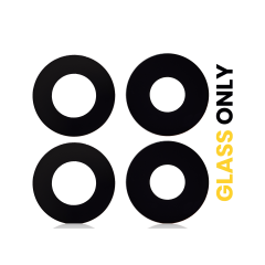 Back Camera Lens (Glass Only) With Adhesive For Motorola One 5G (XT2075-1 / 2020) (4 Piece Set)