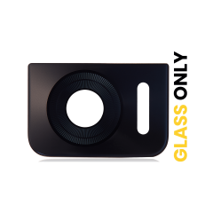 Back Camera Lens (Glass Only) With Adhesive Compatible For Motorola Moto Edge 30 Neo (XT2245-1 / 2022) (Black Onyx)