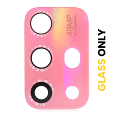 Back Camera Lens (Glass Only) With Adhesive Compatible For Motorola Moto G20 (XT2128 / 2021) (Flamingo Pink)